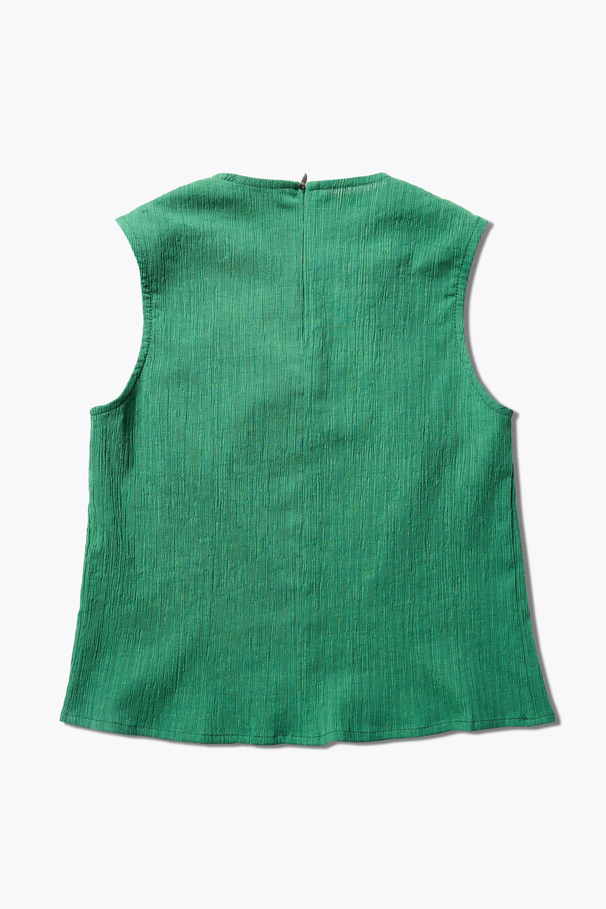 Aeon Crinkle Top Green