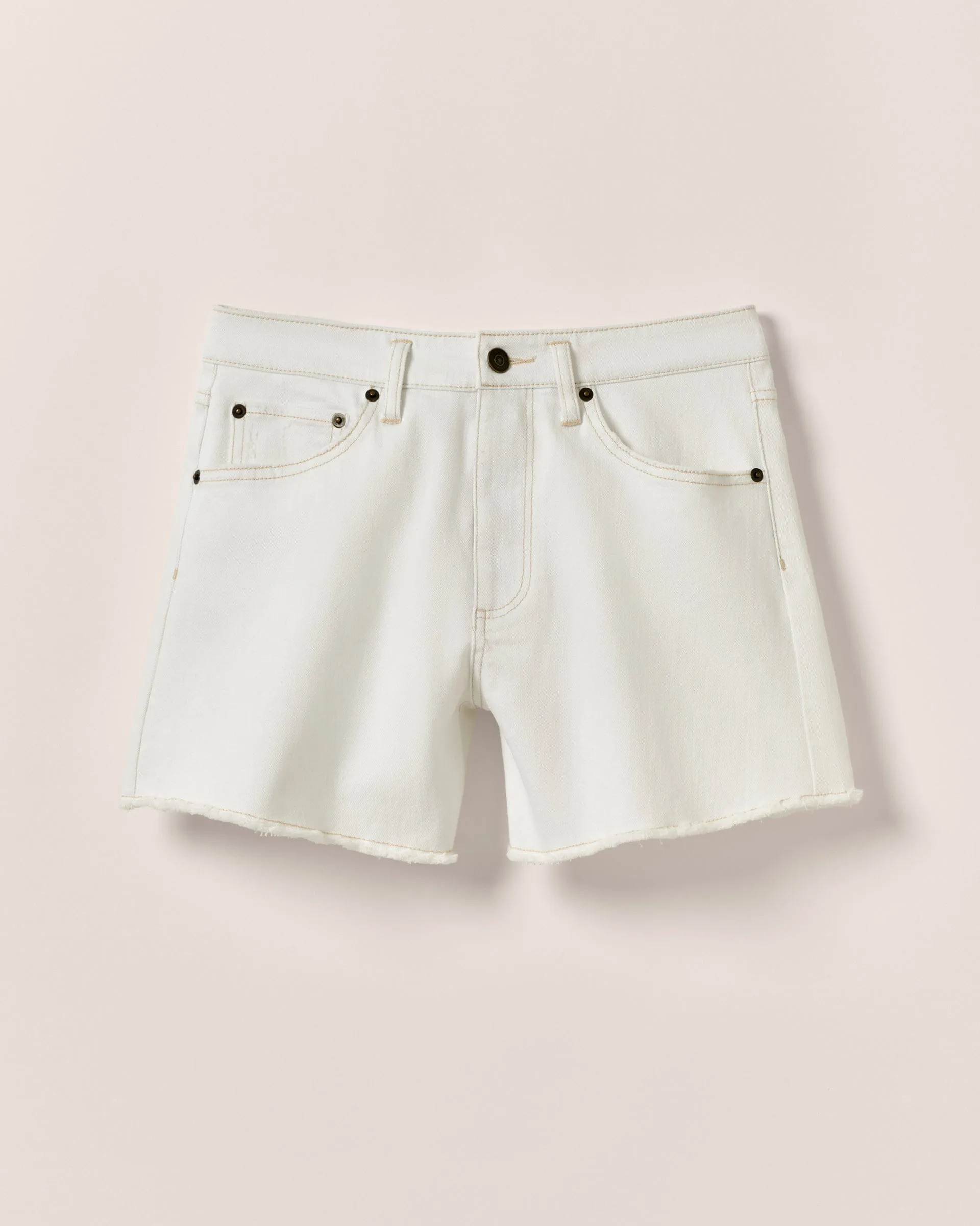 Analise Recycled Denim Cut-Off Short