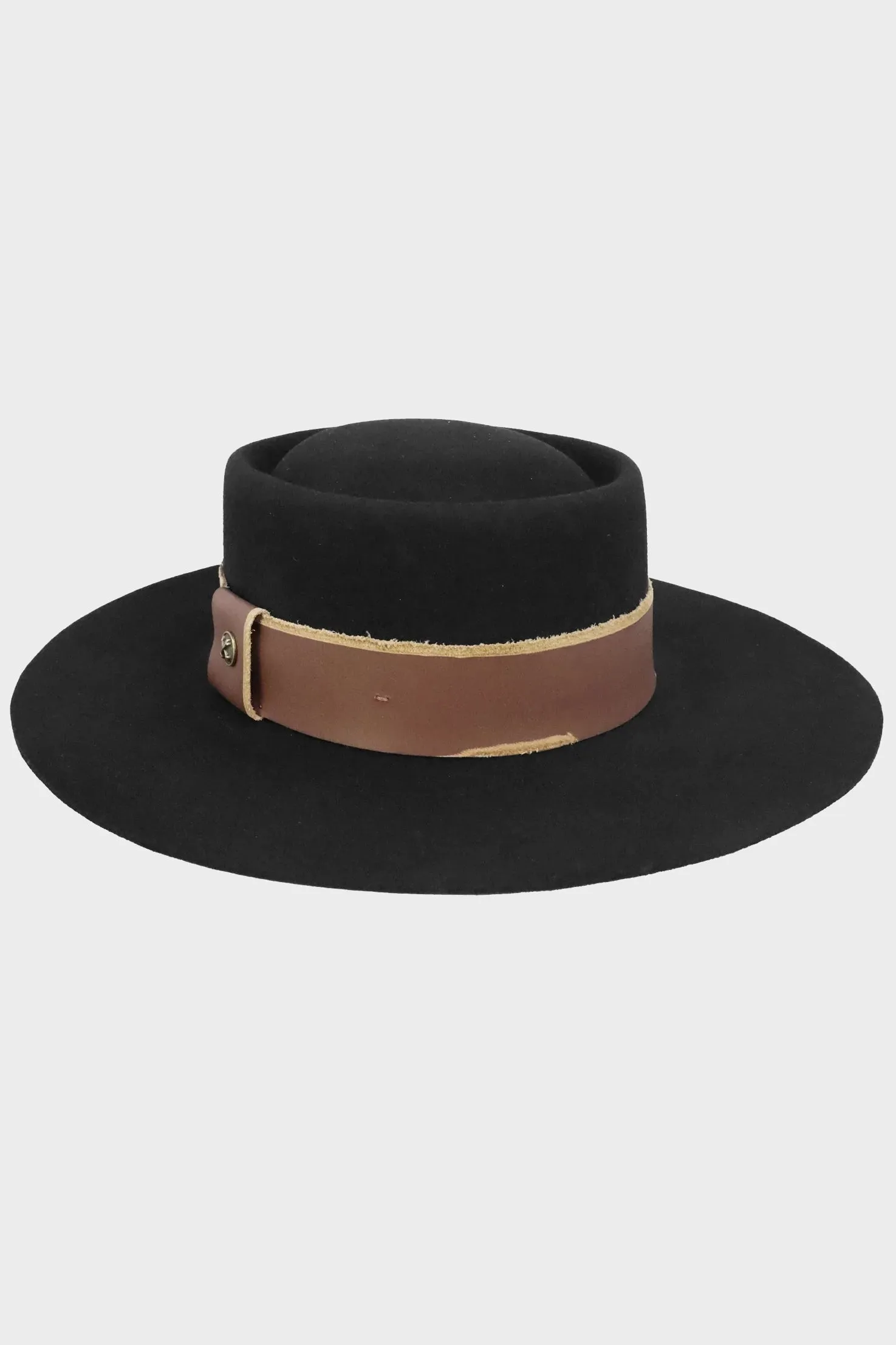 BILLY BONES OUTLAW FEDORA - BLACK
