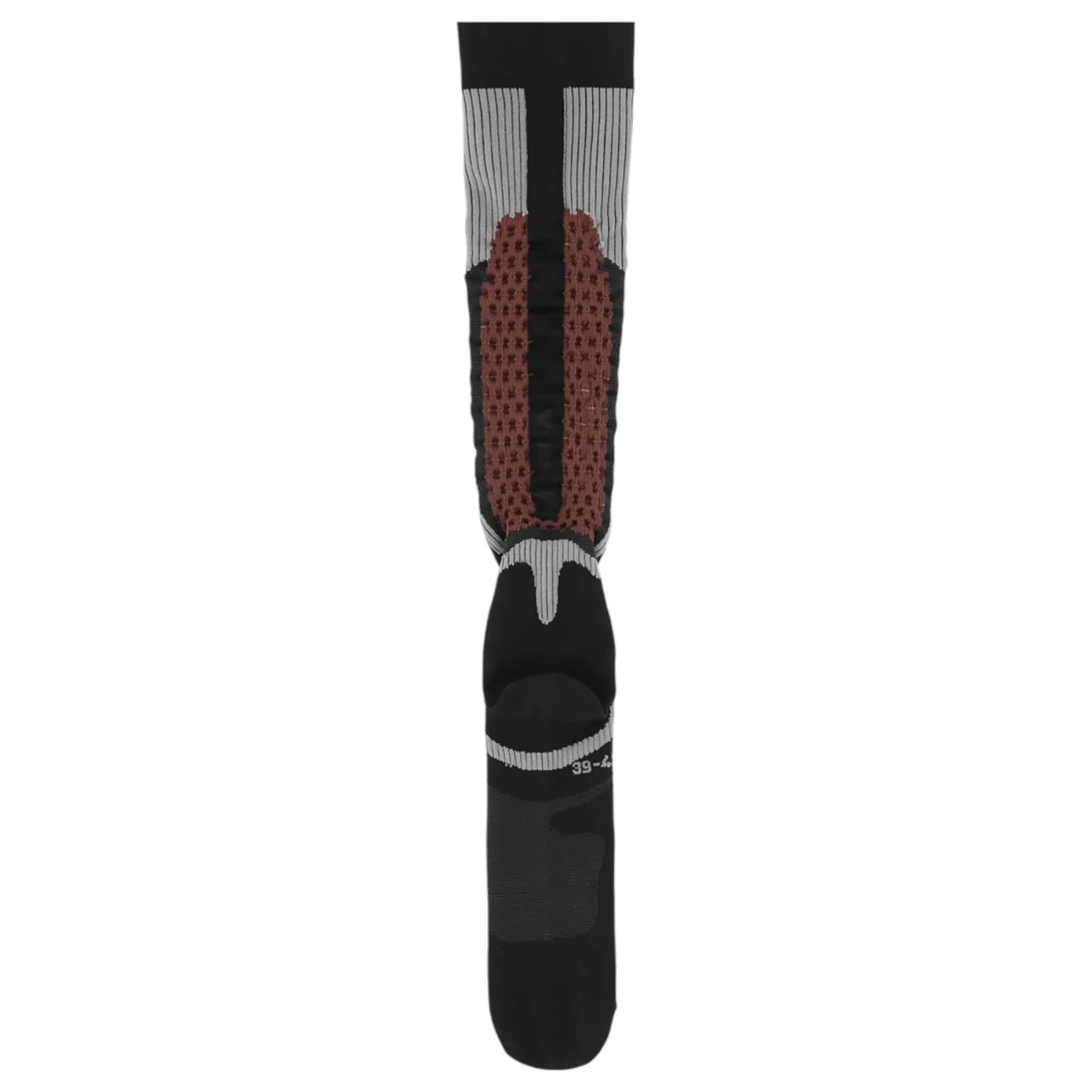 BONES LONG SOCKS / DARK BROWN