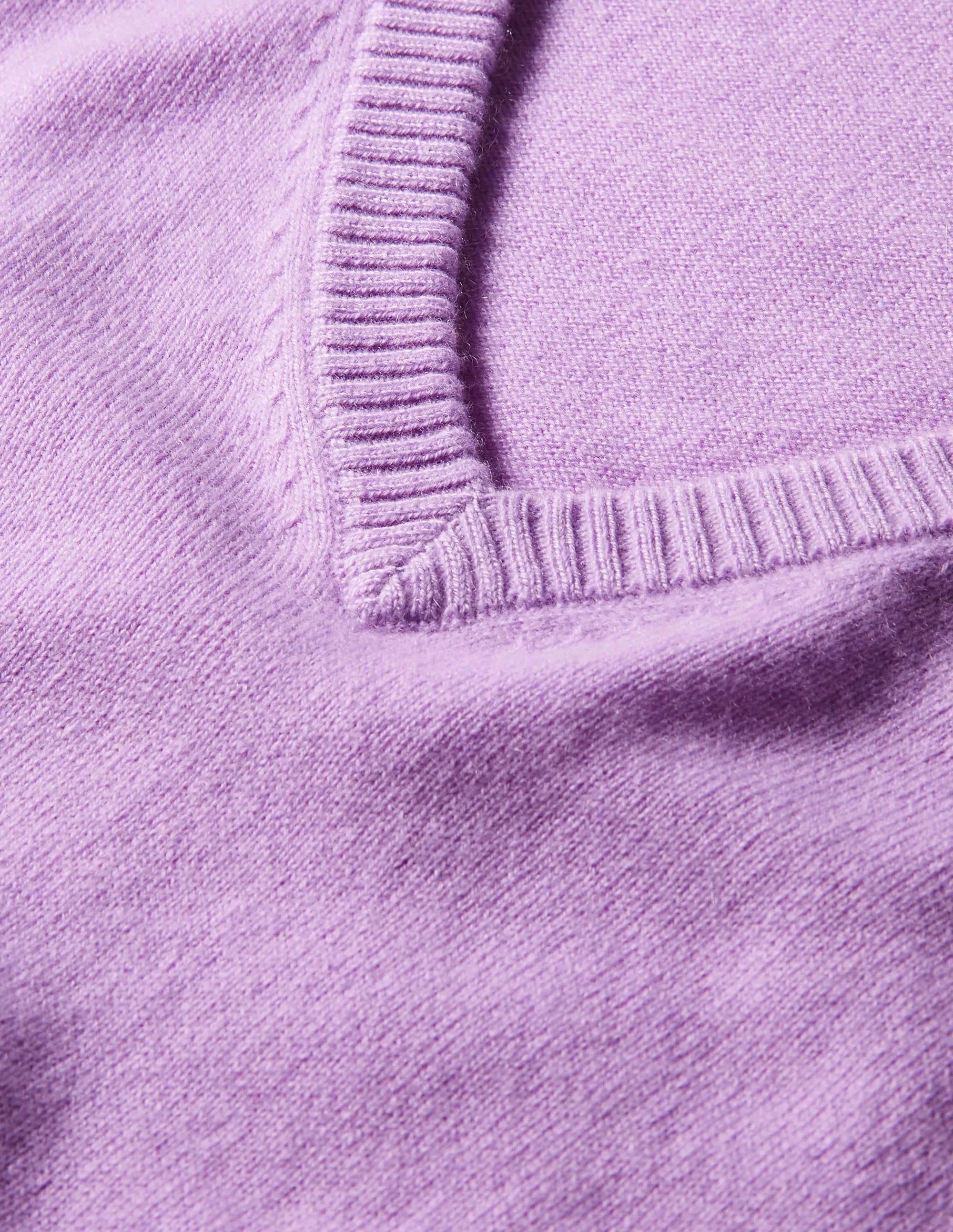 Cashmere V-neck Relaxed Jumper-African Violet