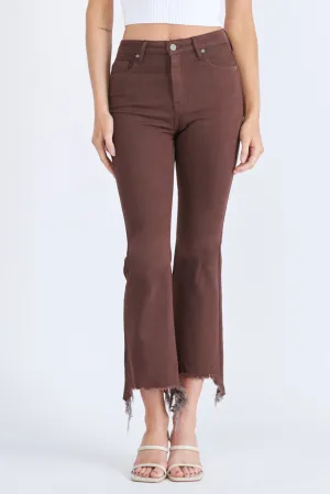 Chocolate HR Crop Flares