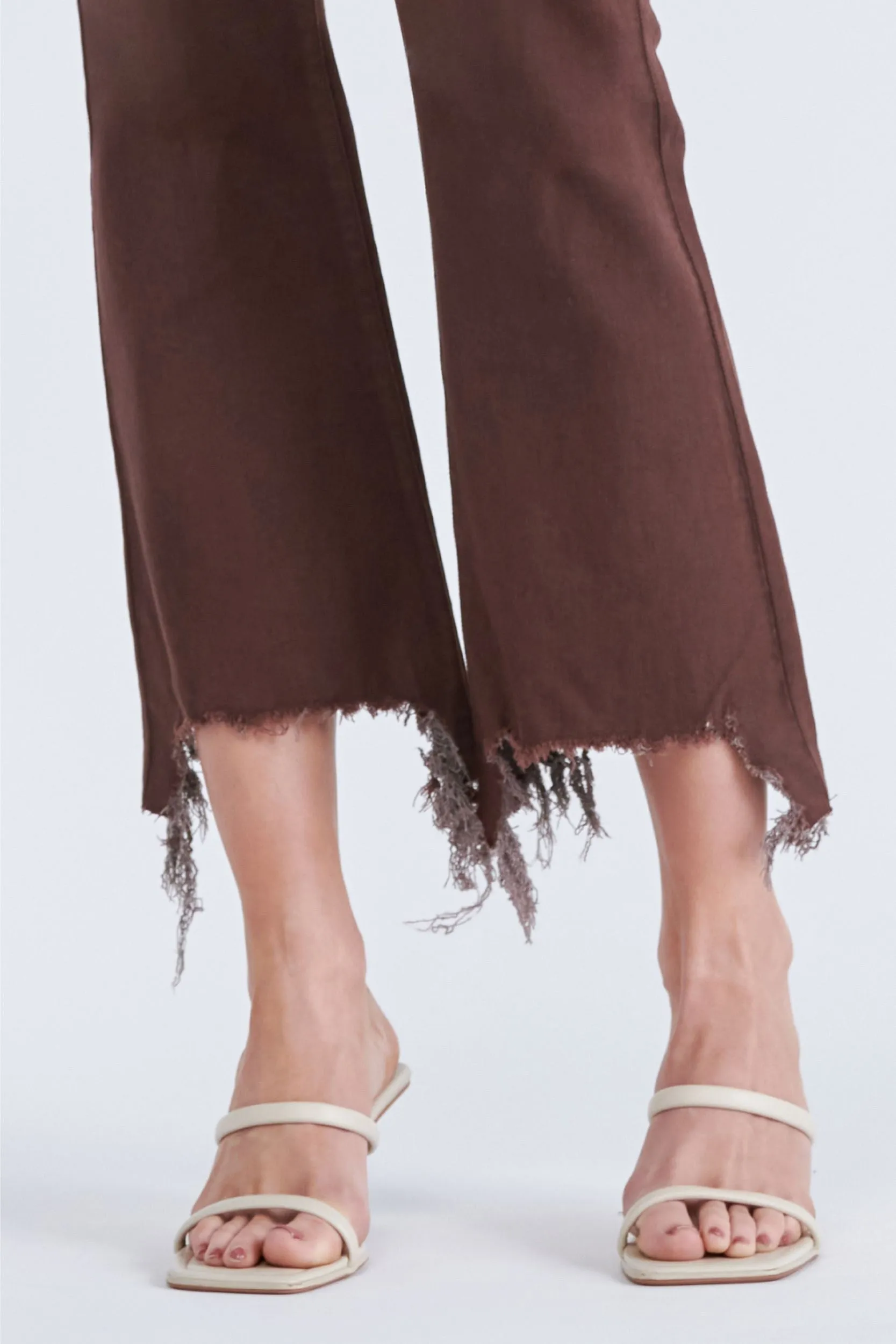 Chocolate HR Crop Flares