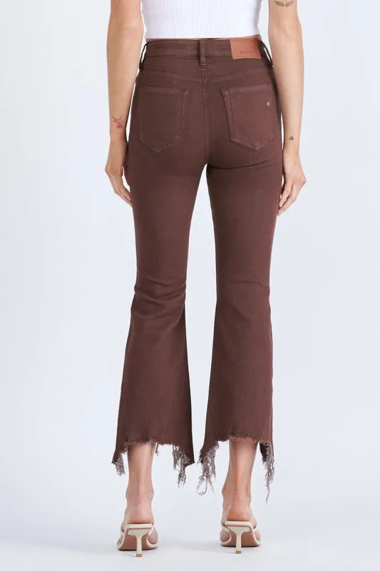 Chocolate HR Crop Flares