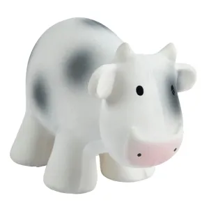 Cow - Natural Organic Baby Teether Rattle & Organic Bath Toy