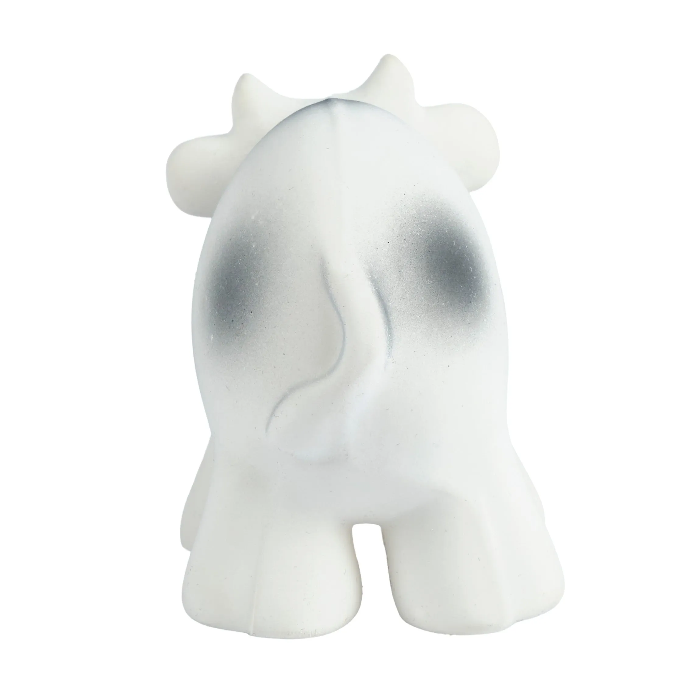 Cow - Natural Organic Baby Teether Rattle & Organic Bath Toy