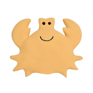 Crab - Natural Rubber Baby Teether Rattle & Bath Toy