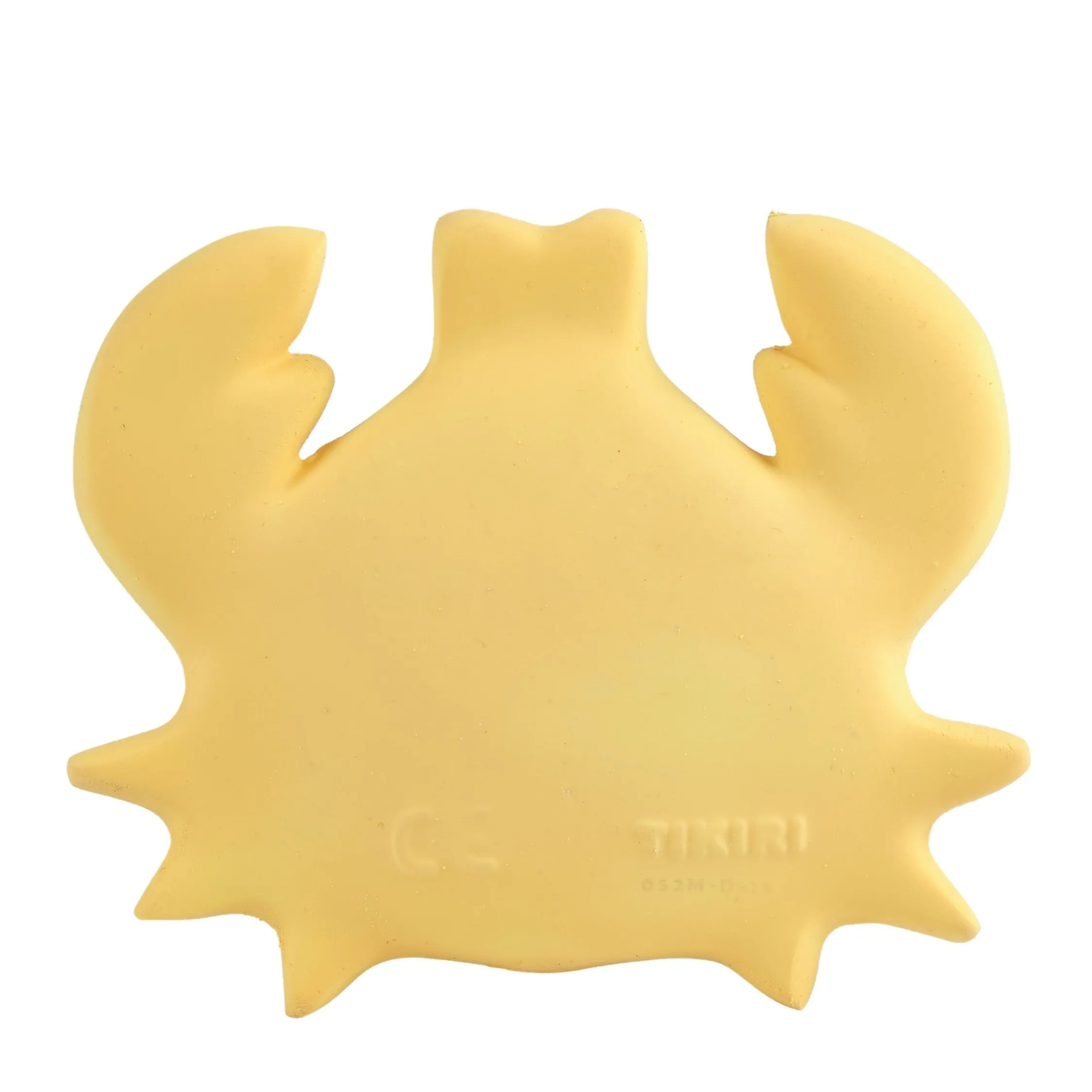 Crab - Natural Rubber Baby Teether Rattle & Bath Toy