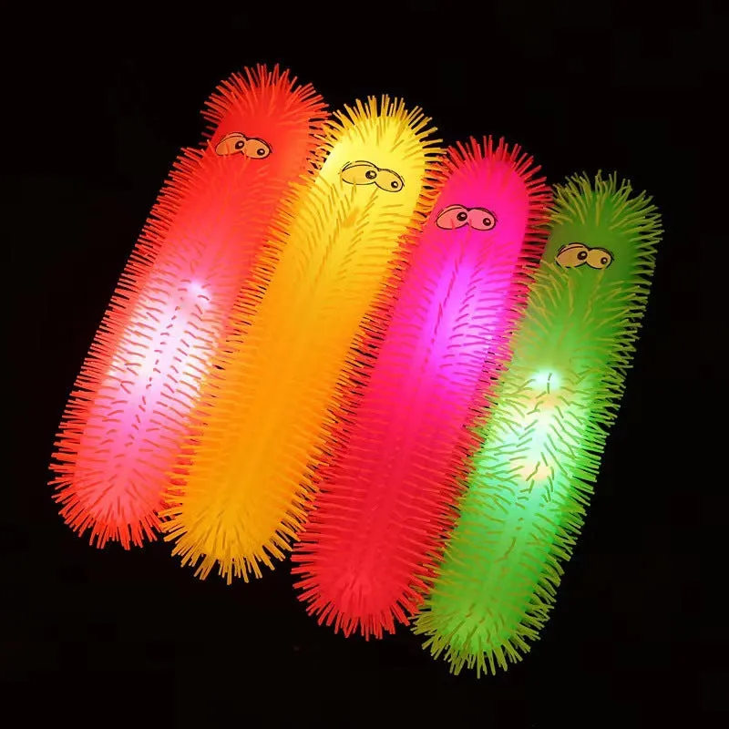 Creative Glow 50cm Colorful Caterpillar Flash Decompression Vent Ball Children's Toys