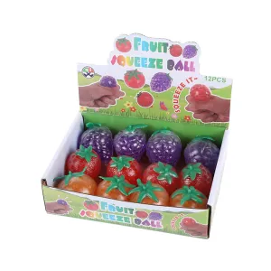 Creative TPR Fruit Beads Pinch Soft Rubber Toy Simulation Fun Puzzle Pressure Relief Toys