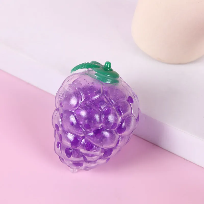 Creative TPR Fruit Beads Pinch Soft Rubber Toy Simulation Fun Puzzle Pressure Relief Toys