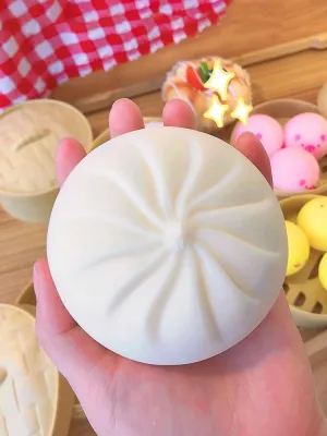 Decompression Hand Pinch Steamed Stuffed Bun Children Cure Hand Play Vent Emotion Relieve Stress Ball Slow