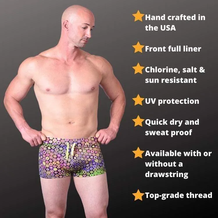 Disco Balls Trunks Swimsuit