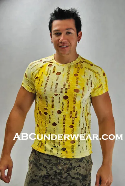 Elee T shirt with holes