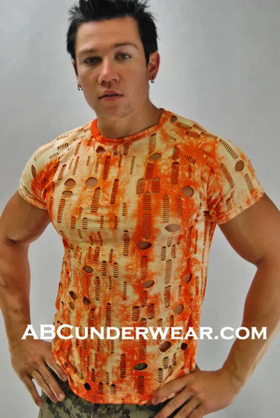 Elee T shirt with holes