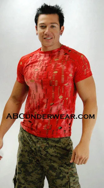 Elee T shirt with holes