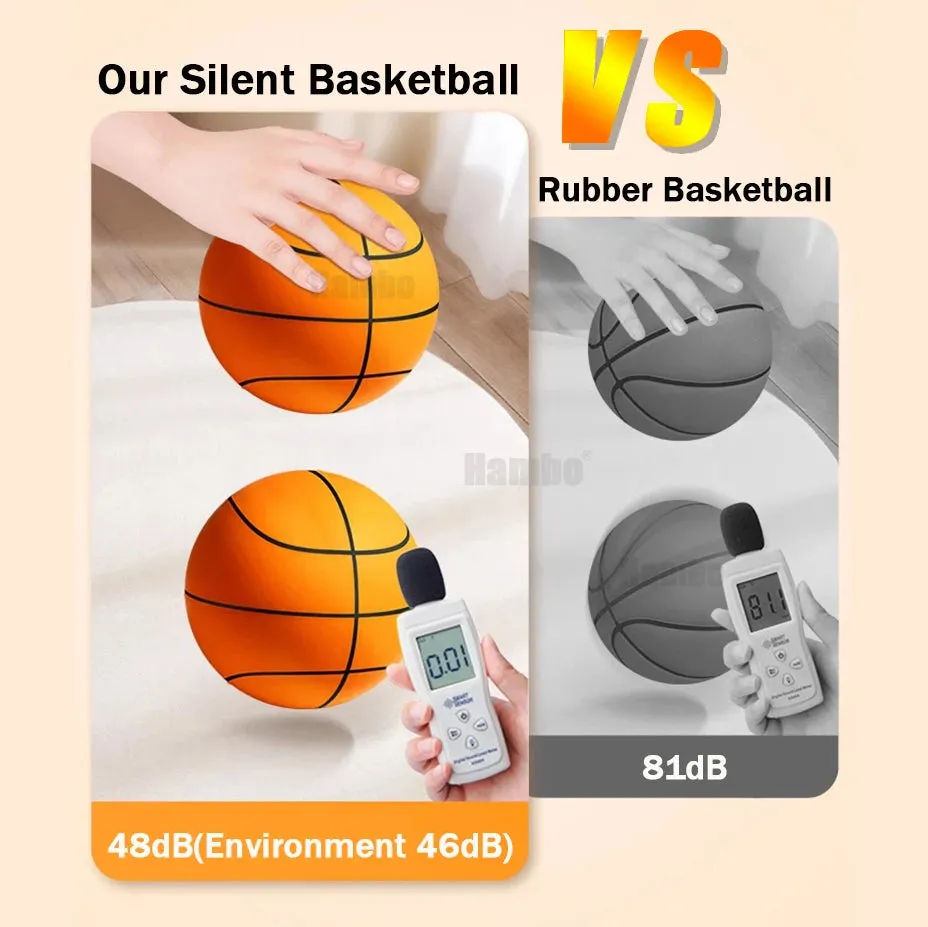 Fast Dropshipping Bouncing Mute Ball Silent Basketball Foam Basketball