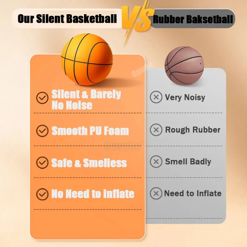 Fast Dropshipping Bouncing Mute Ball Silent Basketball Foam Basketball