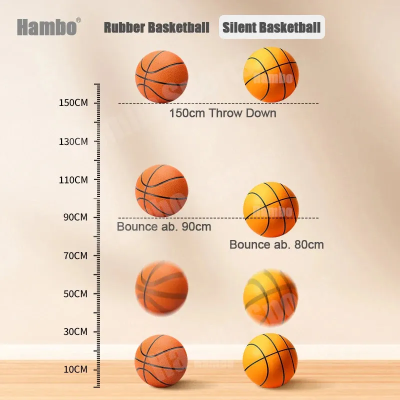 Fast Dropshipping Bouncing Mute Ball Silent Basketball Foam Basketball