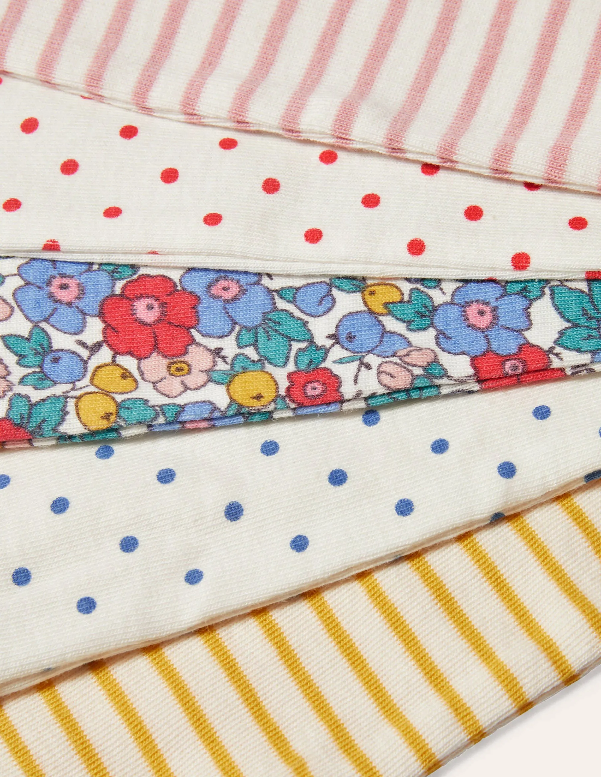 Floral Bodysuits 5 Pack-Multi Apple Blossom Floral