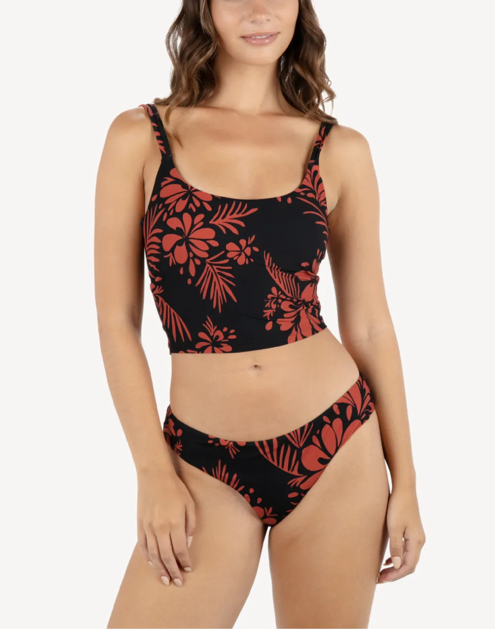 Hidden Tropical Tankini Top