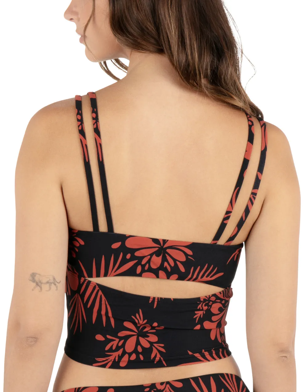 Hidden Tropical Tankini Top