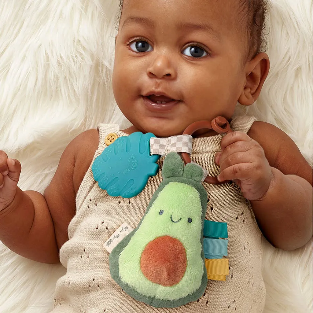 Itzy Pal™ Plush   Teether: Avocado
