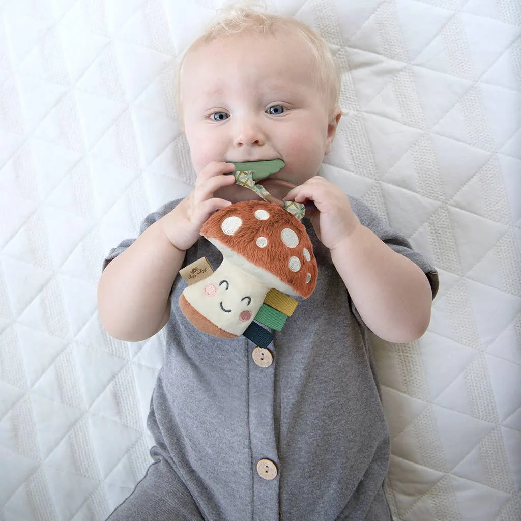 Itzy Pal™ Plush   Teether: NEW Mushroom