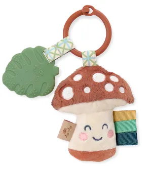 Itzy Pal™ Plush   Teether: NEW Mushroom