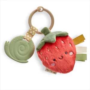 Itzy Pal Plush   Teether - Strawberry