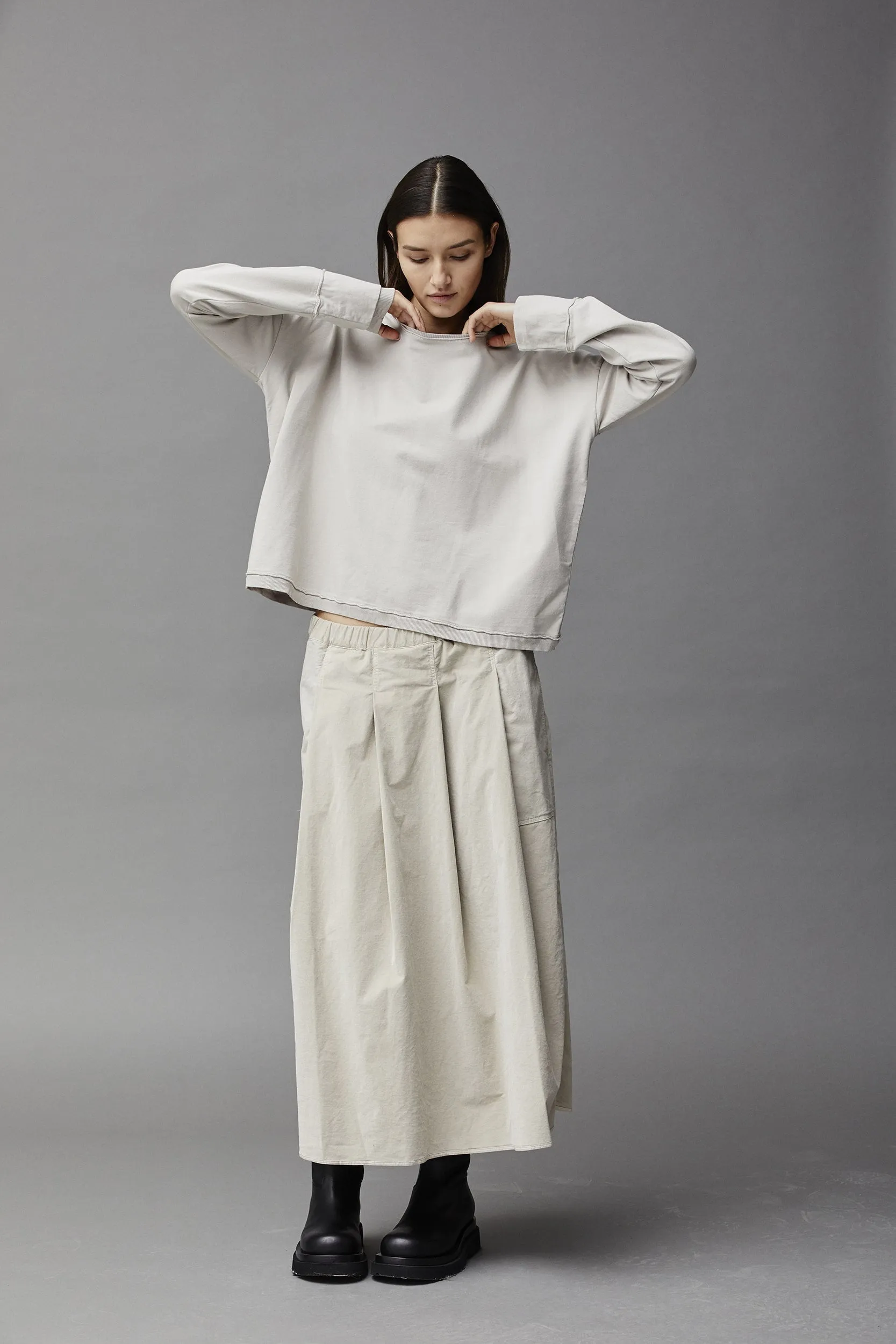 KristenseN Du Nord Long Sleeve Top in Jute