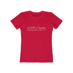 Land Cruiser Bouncing Boobs Women's The Boyfriend Tee