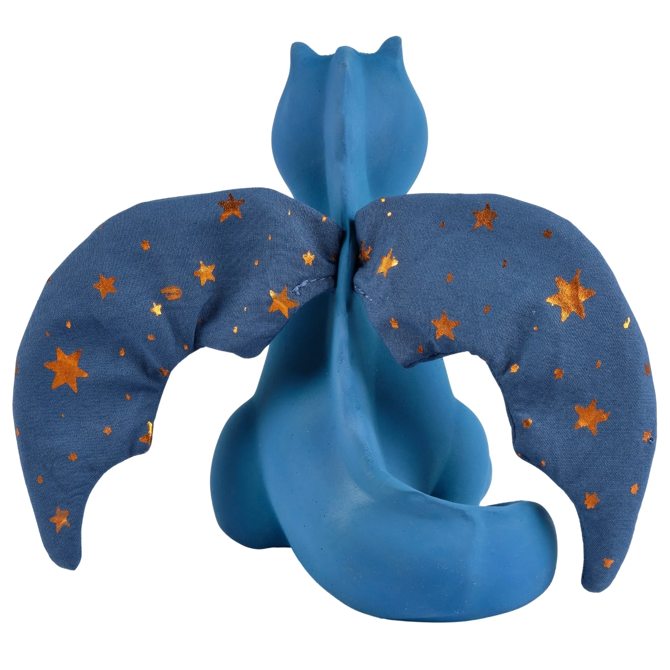 Midnight Dragon Rubber Baby Teether and Rattle in Gift Box