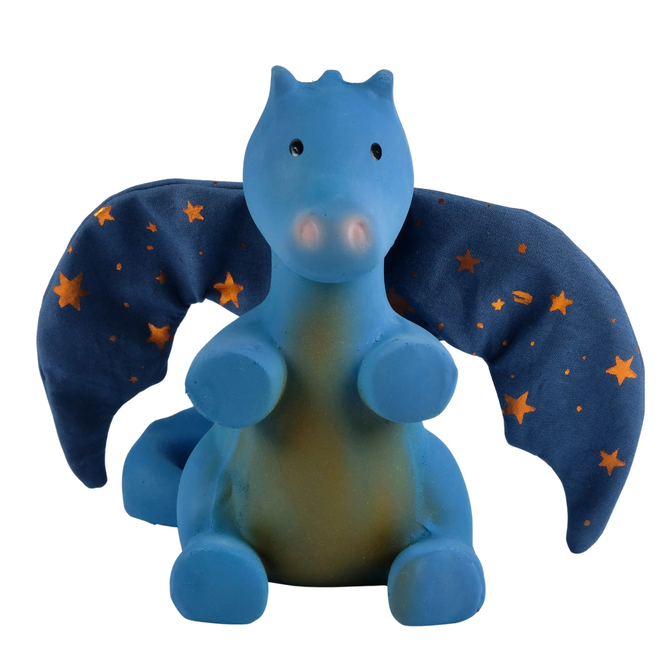 Midnight Dragon Rubber Baby Teether and Rattle in Gift Box