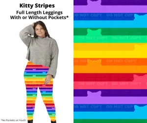 Neon Rainbow Cats with with Pockets