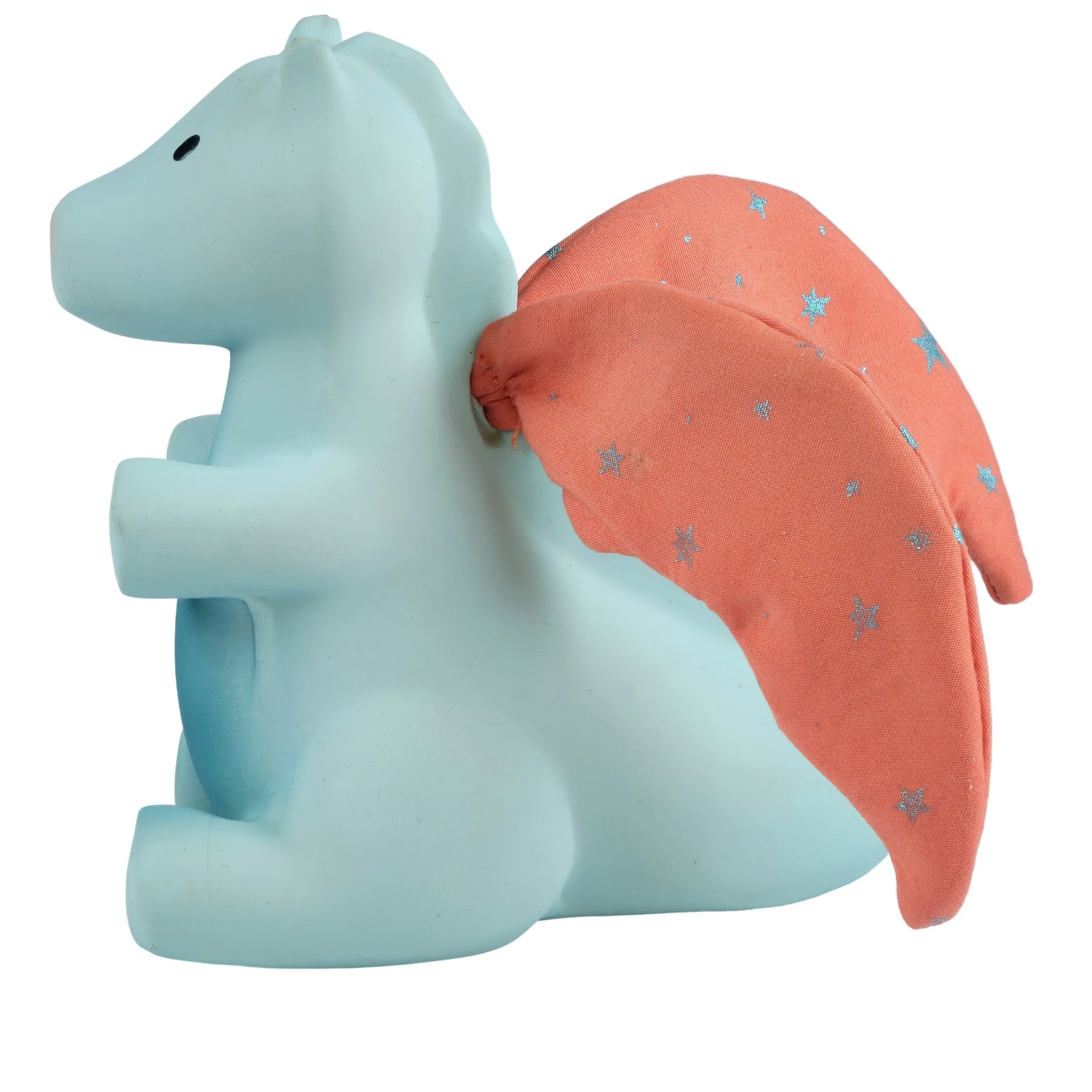 Sunrise Dragon Organic Rubber Baby Rattle
