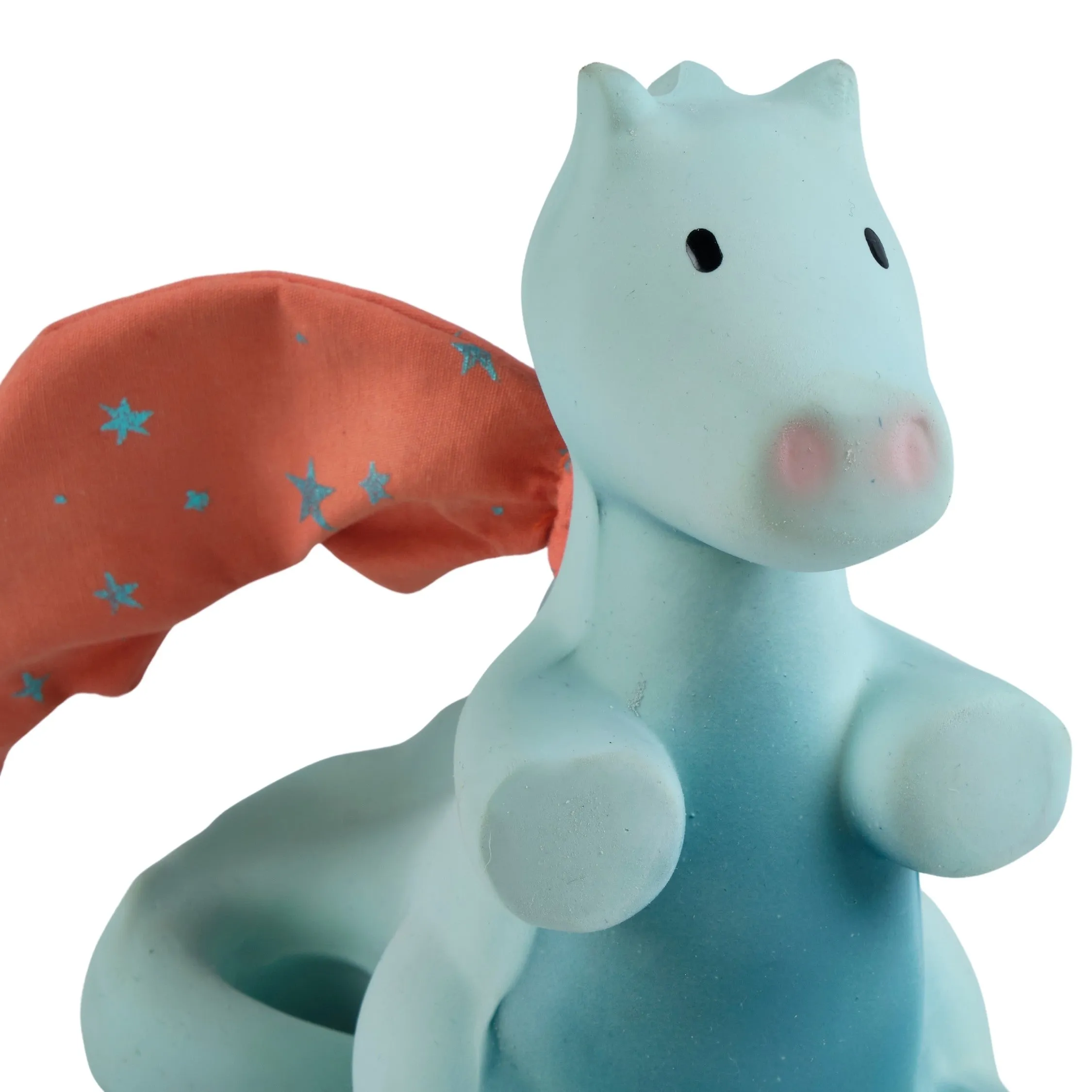 Sunrise Dragon Organic Rubber Baby Rattle
