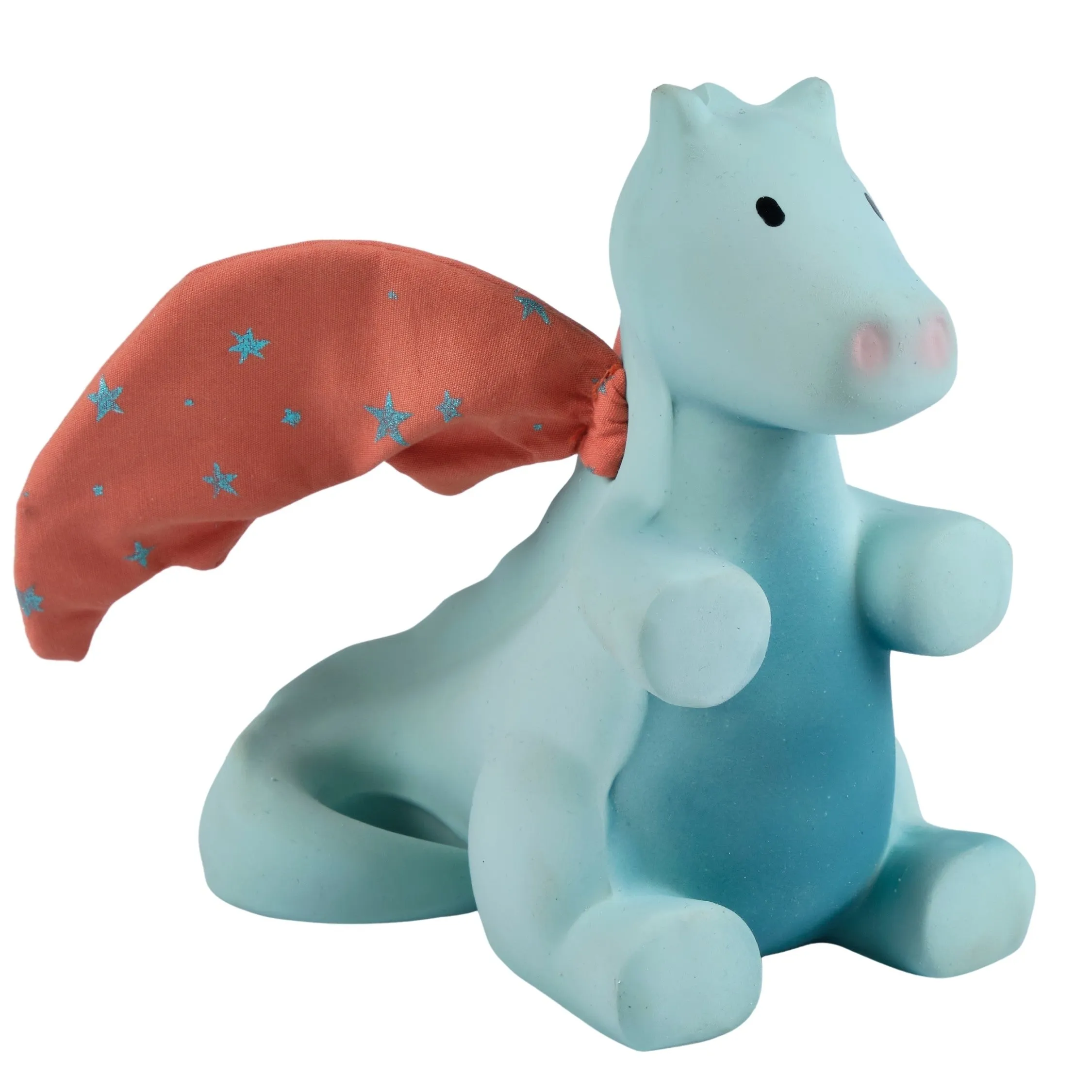 Sunrise Dragon Organic Rubber Baby Rattle