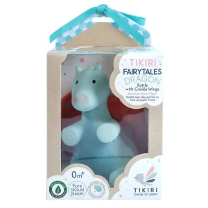 Sunrise Dragon Organic Rubber Baby Rattle