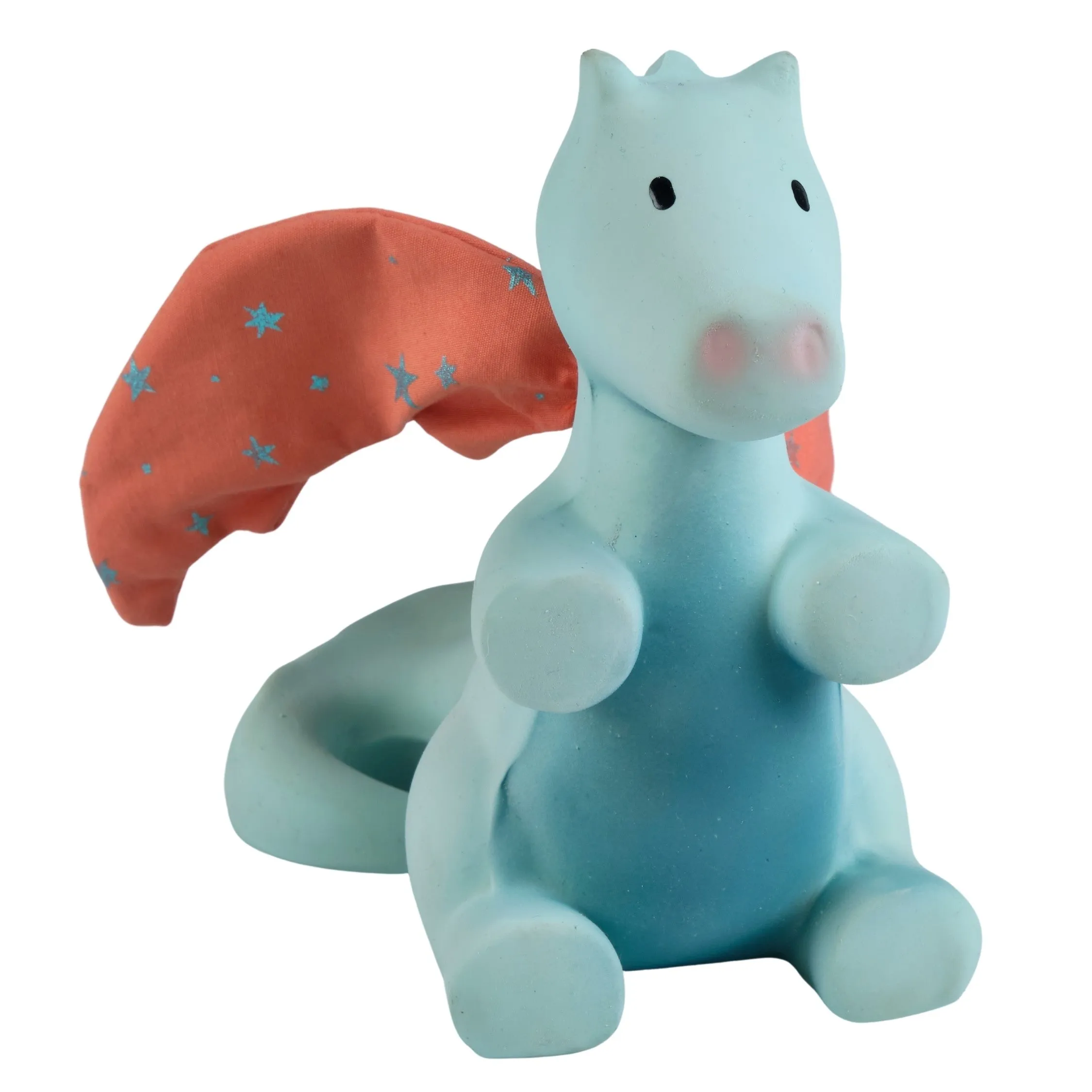 Sunrise Dragon Organic Rubber Baby Rattle