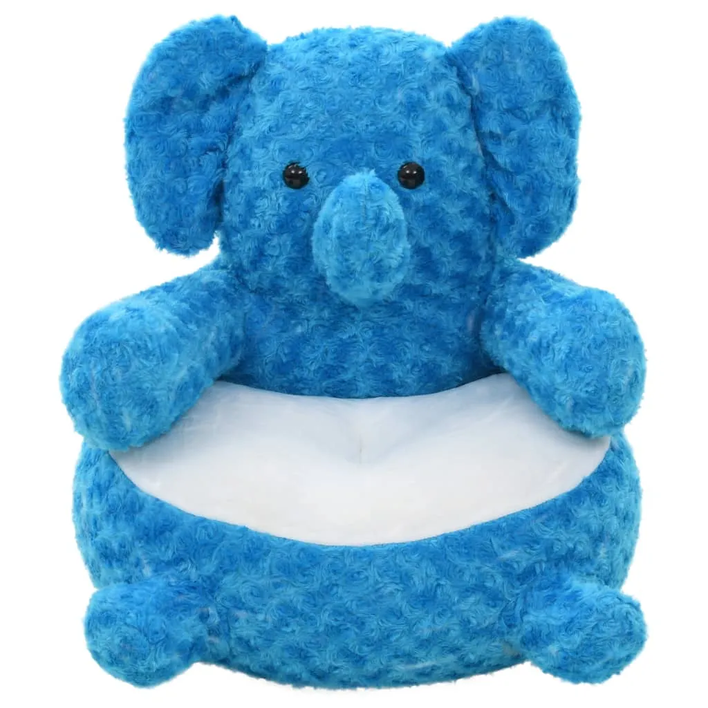 vidaXL Blue Elephant Cuddly Toy - Soft, Plush & Perfect for Kids