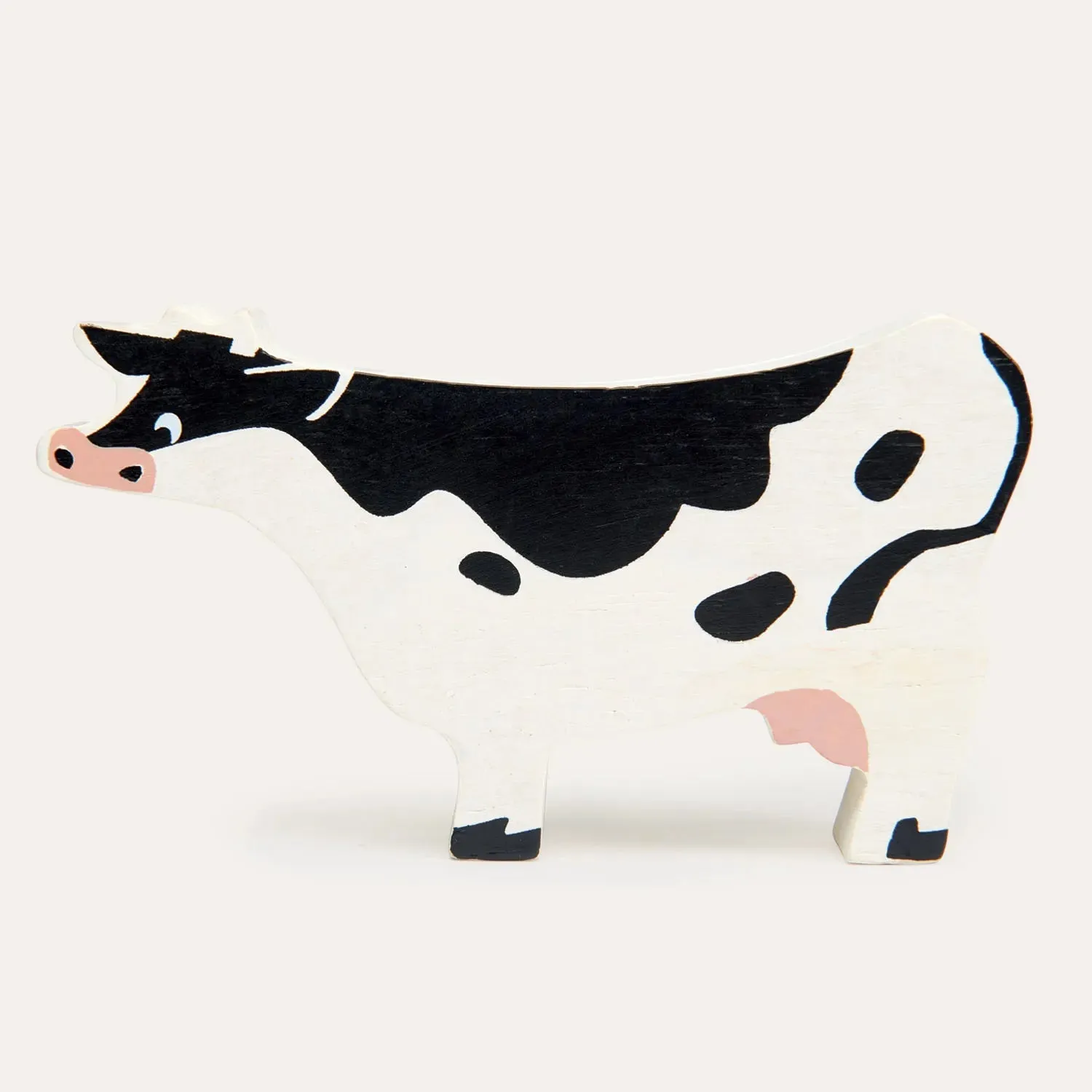 Wooden Farmyard Cow